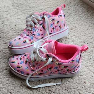 Heelys Youth Sz 2 Pro 20 Prints Pink